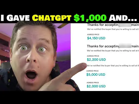 I Gave ChatGpt $1,000 To Invest In Domains...